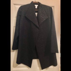 Chico’s travelers jacquard jacket